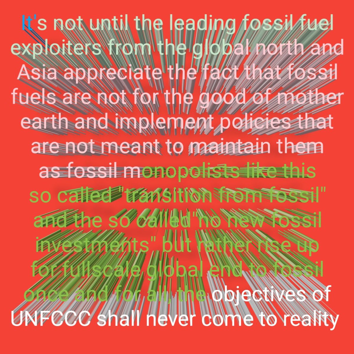 infoAtRECAHI's tweet photo. All continents should get rid of fossil fuels once and for all, it's what we are waiting to hear as activists.
#stopEacop #stopFossils #embraceCleanEnergy https://t.co/X3Q9PGsKAc