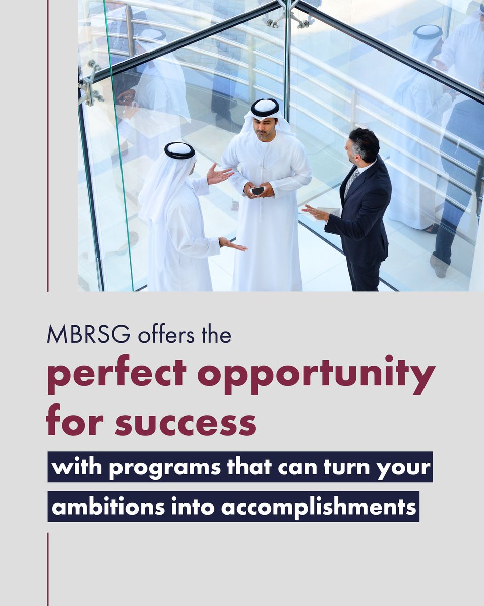 MBRSG's tweet photo. MBRSG, your primary pathway to achieving success.
#MBRSG https://t.co/parjq59MV6