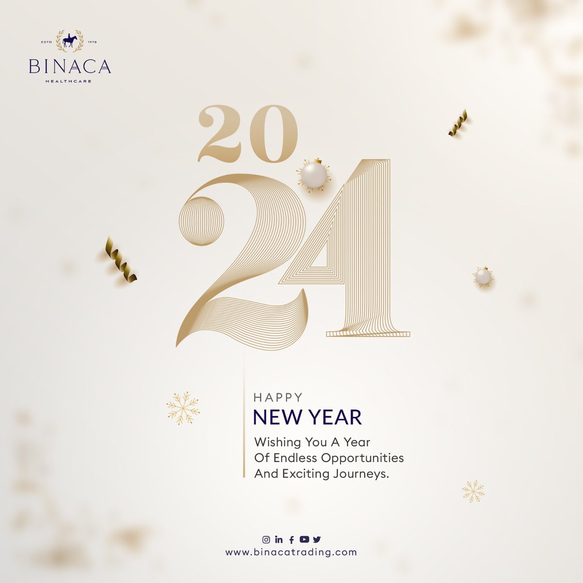 binacatrading's tweet photo. Happy New Year From Team Binaca! Dive Into A Year Of Smiles With Endless Opportunities And Exhilarating Journeys. We Wish You A Sparkling And Refreshing 2024!
.
.
.
.
.
.

#binaca #newyear #2024 #uae https://t.co/PKd4kYto7p