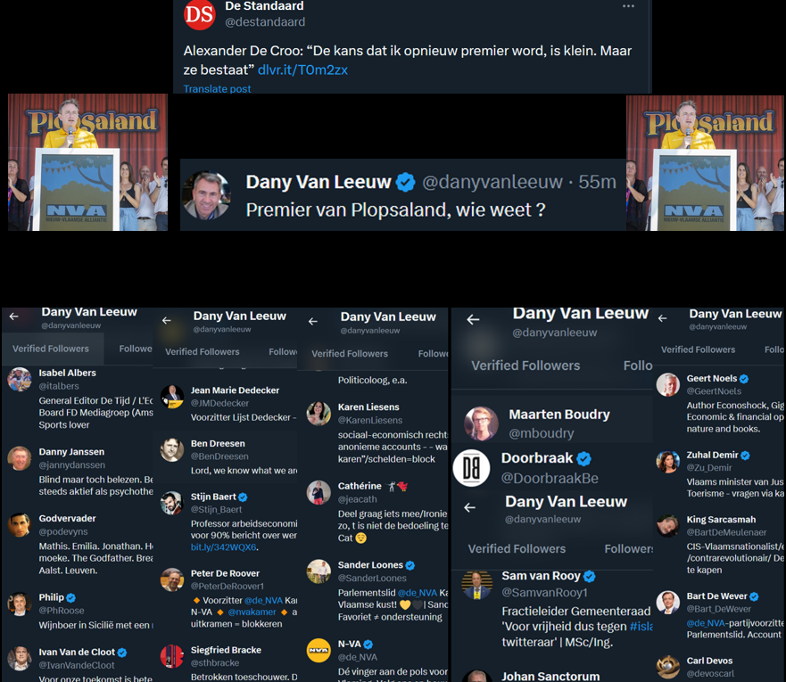 peetersfrank2's tweet photo. Wanneer een erg bekrompen denkwereld niet verder reikt dan Plopsaland,
Boudry, Noels, n-va en propagandisten.
#AltijdPrijs https://t.co/LVSK61YcQC