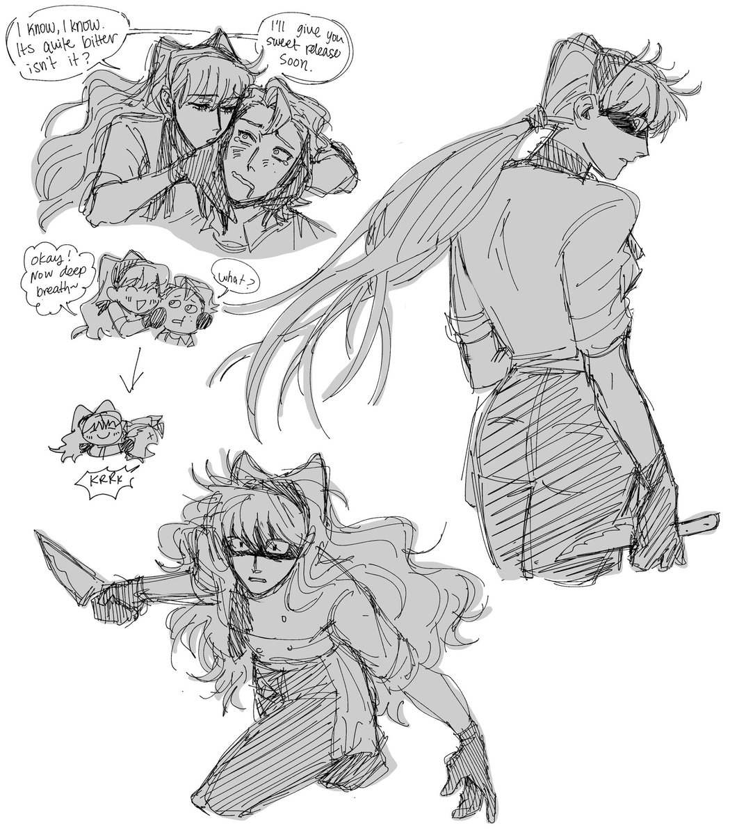 peachiiiprince's tweet photo. I think devil horned chef Manon looks so cute 🥰 #DeadPlate #deadplategame https://t.co/zCLjNFSdjc