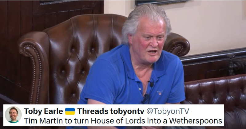 Tim Martin’s knighthood has gone down like a fly in a pint of beer – 14 favourite reactions. thepoke.com/2023/12/30/tim…