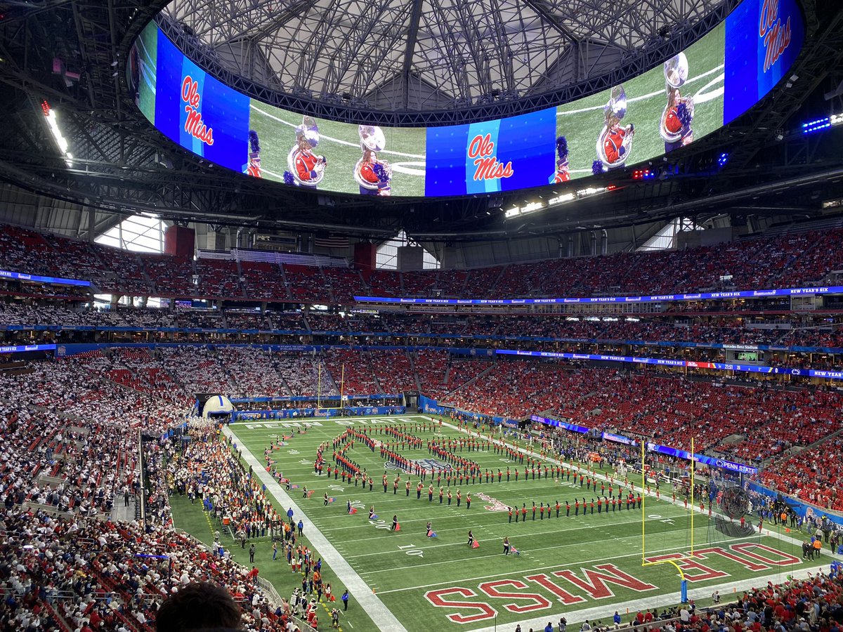 At the @CFAPeachBowl today!