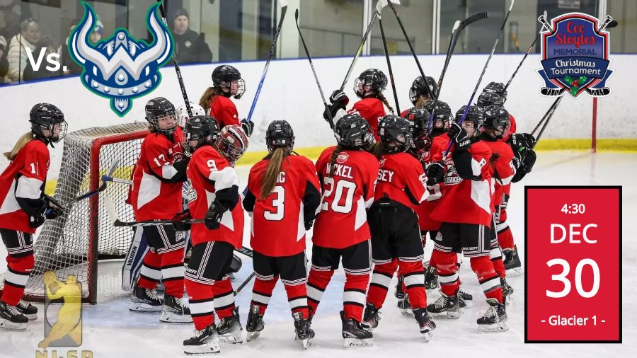 After a thrilling 3-1 win this morning, we are going to the Cec Stoyles Tournament Championship game against the Paradise Warriors at 4:30pm at Glacier 1 #LetsGoGirls