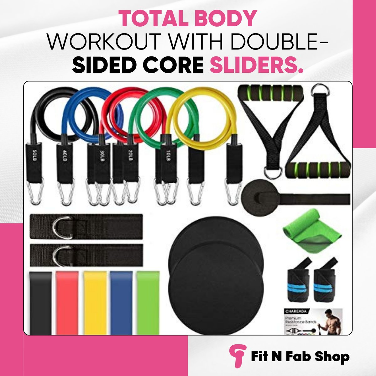 fitnfabshop's tweet image. Experience a total body workout with our Double-Sided Core Sliders! These fitness sliders work smoothly on all surfaces, providing a low-impact yet highly effective workout.

#coresliderworkout #totalbodyfitness #dynamicworkout #lowimpactexercise #corestrength #fitnesssliders