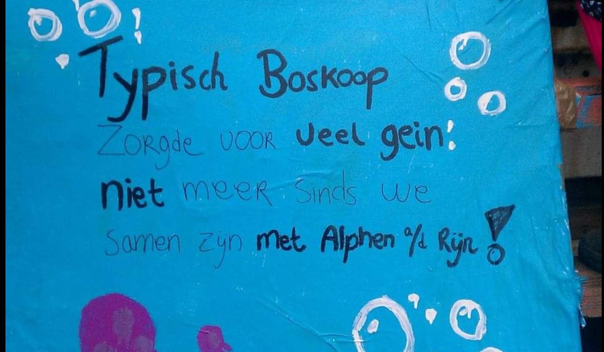 JOVImedia's tweet photo. Op 1 januari, bestaat de fusiegemeente Alphen aan den Rijn - Boskoop - Rijnwoude (@gemeenteaadr) 10 jaar. Daar was toen niet iedereen blij mee.. https://t.co/sXYxmDKgsH