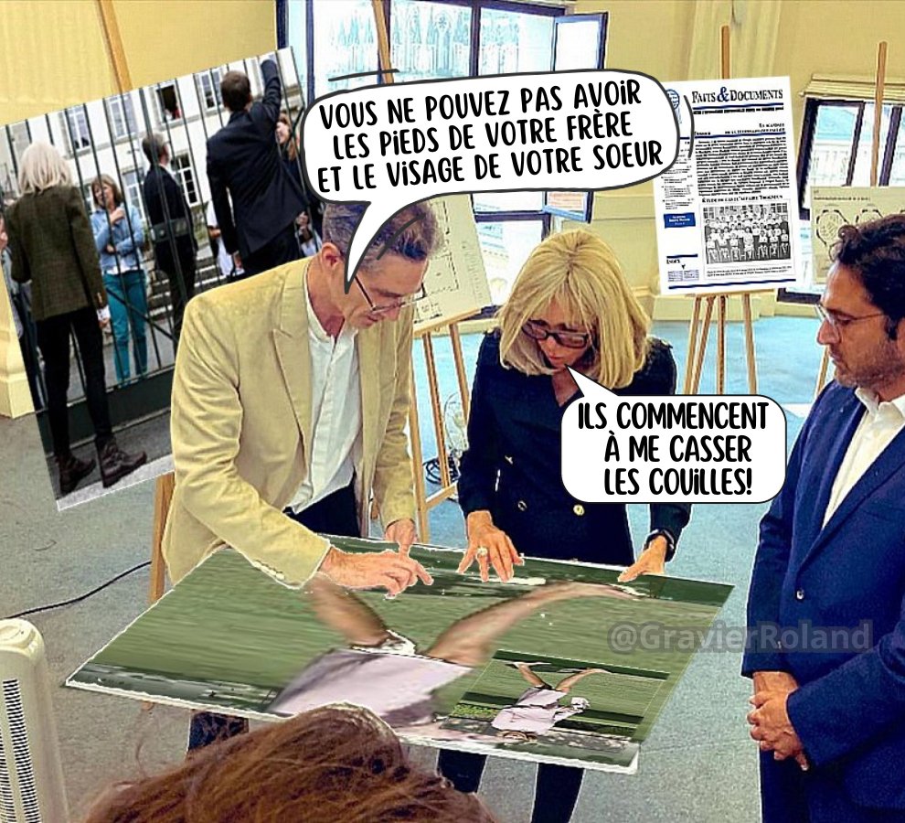 GravierRoland's tweet photo. 🚨Affaire Jean-Michel Trogneux : 
l’Élysée en plein brainstorming. https://t.co/fugA7X8ROW