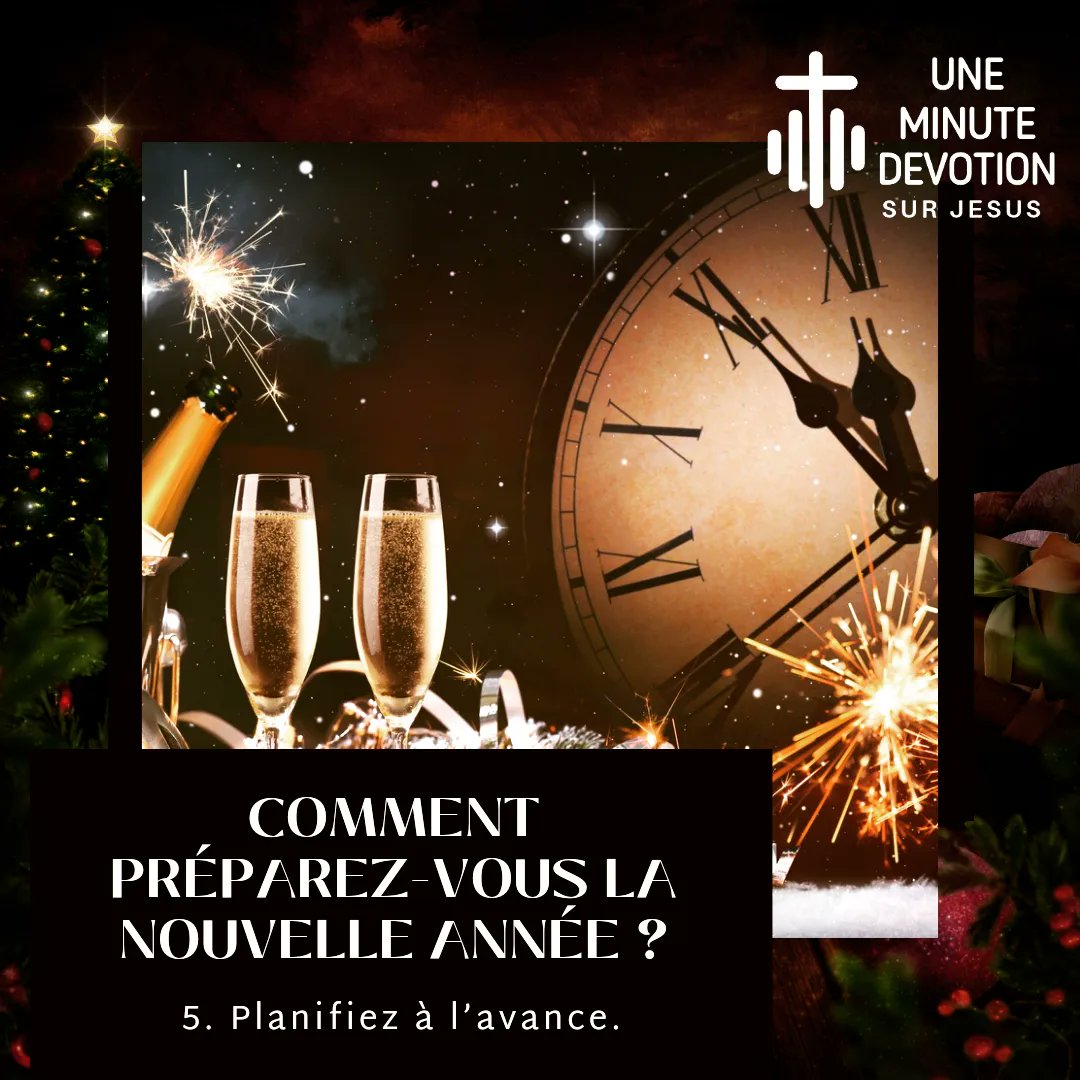 AMinJesusDev's tweet photo. How do You Prepare for the new season that is upon us?
Part 5: Plan Ahead!
#PreparingFor2024
#PreparingForNewYear
#2024
#NewYear
#AMinuteJesusDevotional
#UneMinuteDeDévotionsurJésus https://t.co/PiozwYFYmI