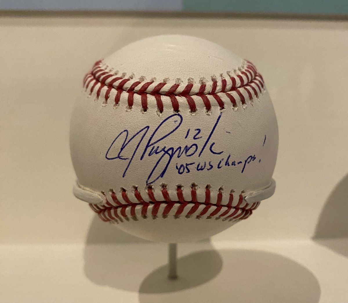 Happy Birthday to A. J. Pierzynski! The former @whitesox catcher (2005–2012) helped lead the Sox to the 2005 World Series title & was inducted into the National Polish-American Sports Hall of Fame in 2021. See more Polish American athletes in #BackHomeCHM  ow.ly/Ez6A50Qm9rr