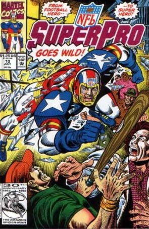 evan_bevins's tweet photo. Phil Grayfield goes undercover at a men's retreat and takes on oddball does and discovers unexpected allies in what might be my favorite issue of #NFLSuperPro yet!
(Special thanks to @TealProductions for filling this gap in my collection)
#MissingLinks
https://t.co/g5Bp7EYFYZ https://t.co/dVshm0Keay