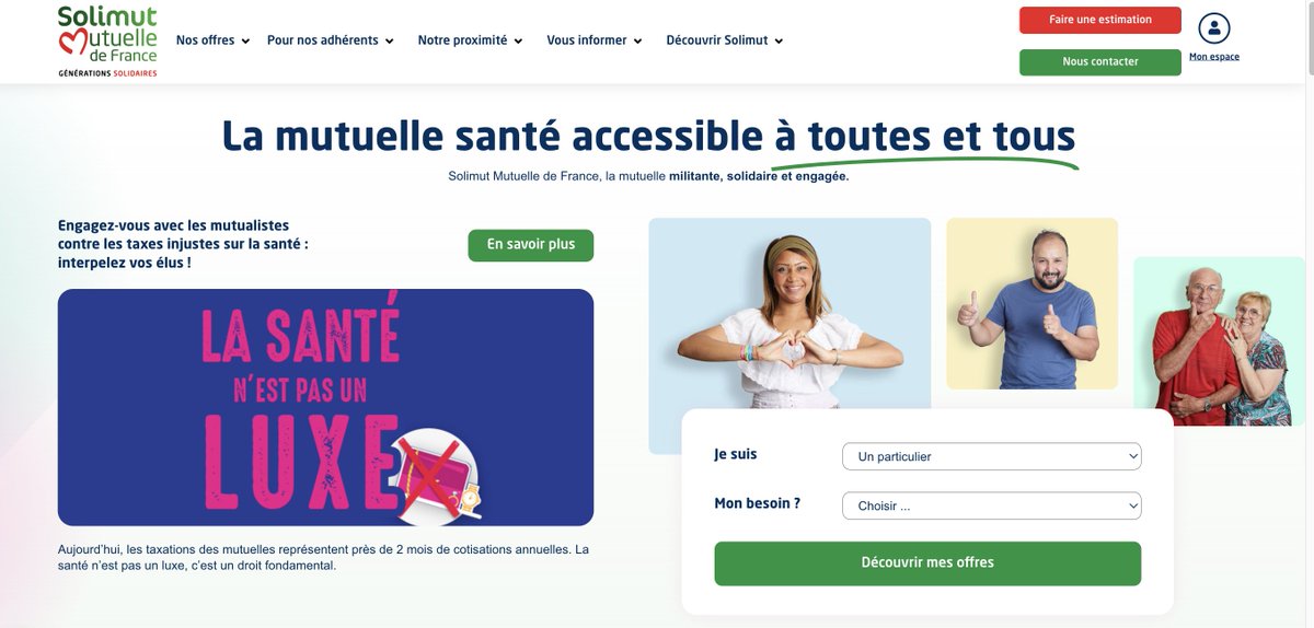 SolimutMutuelle's tweet image. 📢⭐️Après le renouvellement complet de notre espace adhérent en juillet (#appli et internet), voici notre tout nouveau site web où tout est... nouveau: #design,  #arborescence, #fonctionnalités #pages... 😊
A découvrir ici : solimut-mutuelle.fr