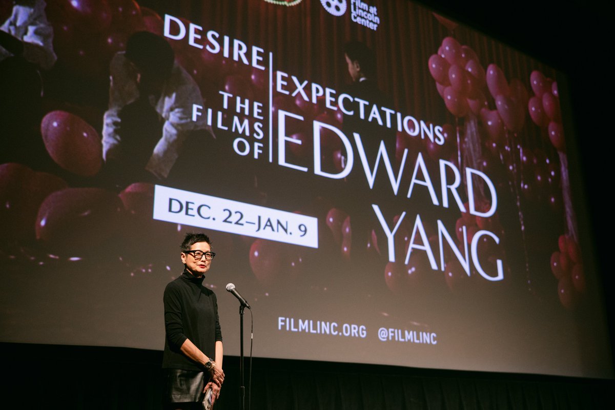FilmLinc's tweet photo. Desire/Expectations: The Films of Edward Yang is now the highest-grossing retrospective in Film at Lincoln Center history! 

🎉 Don't miss the final screenings through Jan. 9: https://t.co/YveD76yo4v https://t.co/ZTexhfz6mL