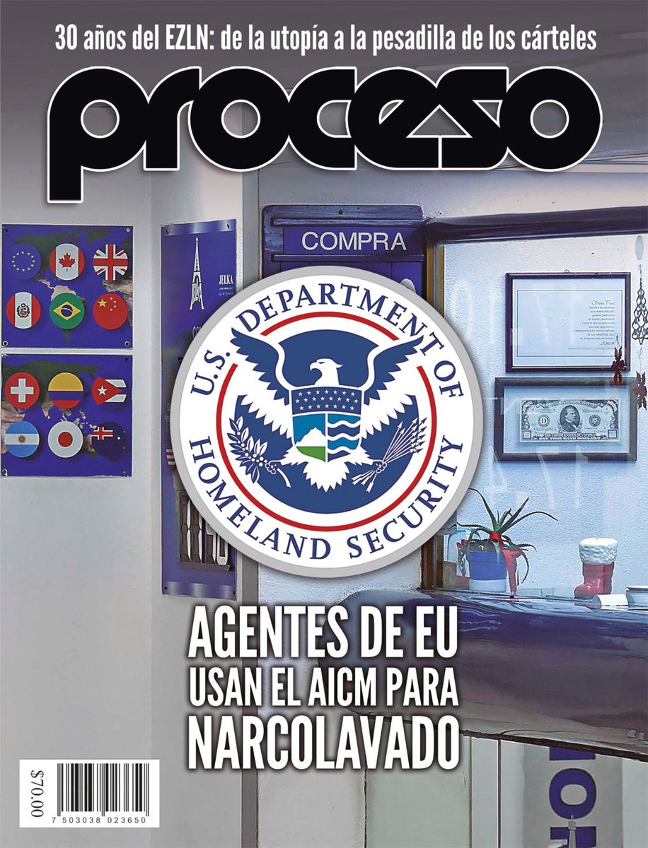 proceso's tweet image. #Proceso | La portada de enero 2024 | En el aeropuerto de la CDMX, una red de lavado del narco... y de agentes de EU (Video)
ow.ly/C9yh50QmJY8