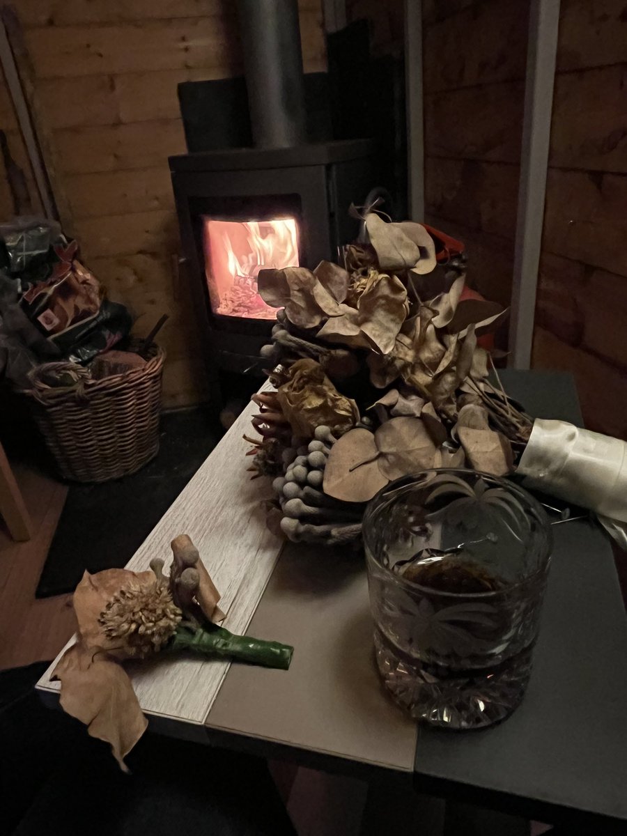 #widowedandyoung #grief impromptu burning of dried wedding bouquet and button hole. Music we loved. Whiskey we bought. Honouring the past and/but making way for the life and love to come ❤️