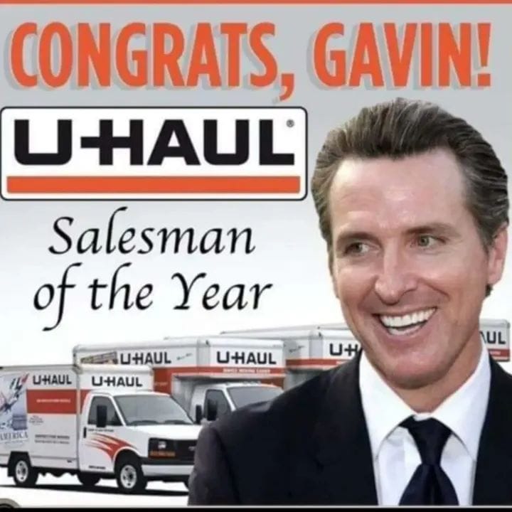 @maryzorian2 She is as good as the california uhaul salesman of the year, 3 years running!