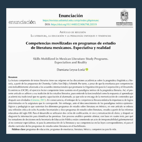 damianaleyva's tweet photo. La @SEP_mx comete una irresponsabilidad gubernamental al publicar #ProgramasDeEstudio sobre #Literatura para #Bachillerato sin fundamentos #Teóricos, ni #Epistemológicos ni #pedagógicos
Mi contribución como #Investigadora en @RevistaEnuncia1
https://t.co/vup74TvG7W https://t.co/YbeDkrNmgI