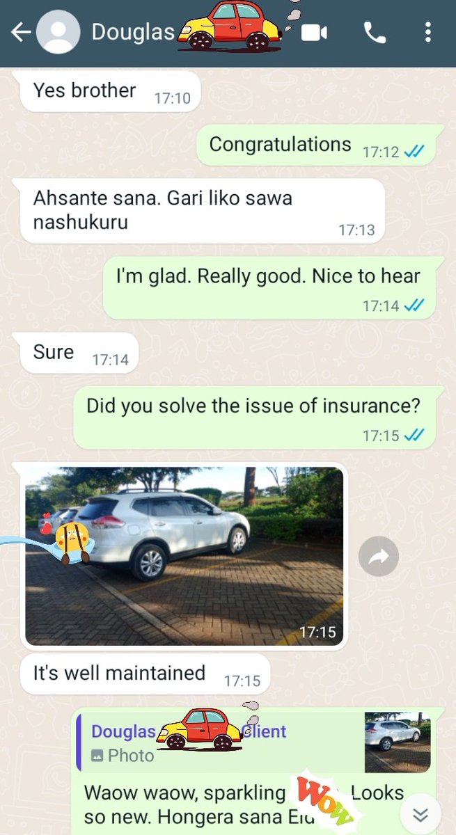 Ours is clean, legit and good business. Just a phone call or a Whatsapp message away from getting your car....: 0722101209