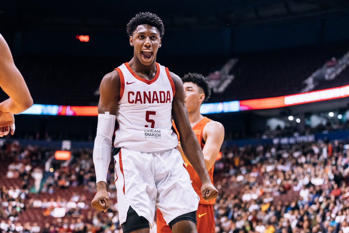 RJ Barrett is home 🔥