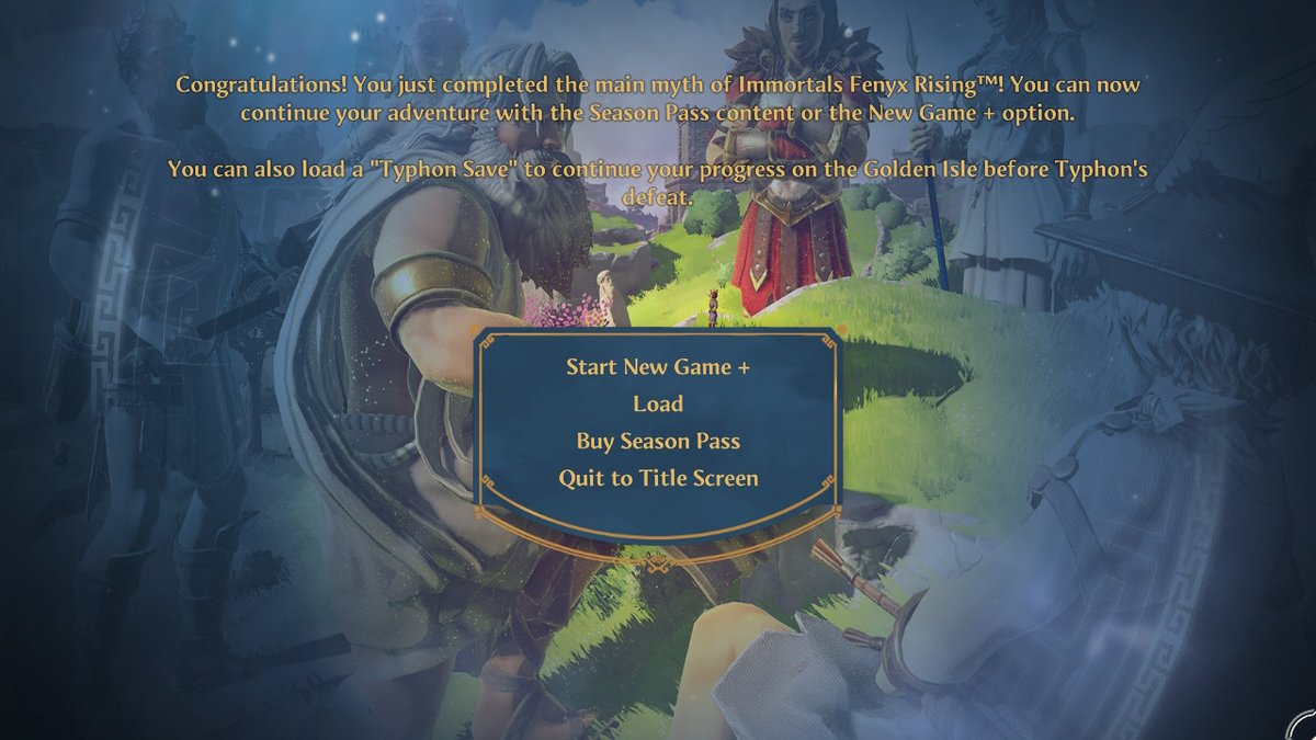 Immortals Fenyx Rising done #NintendoSwitch