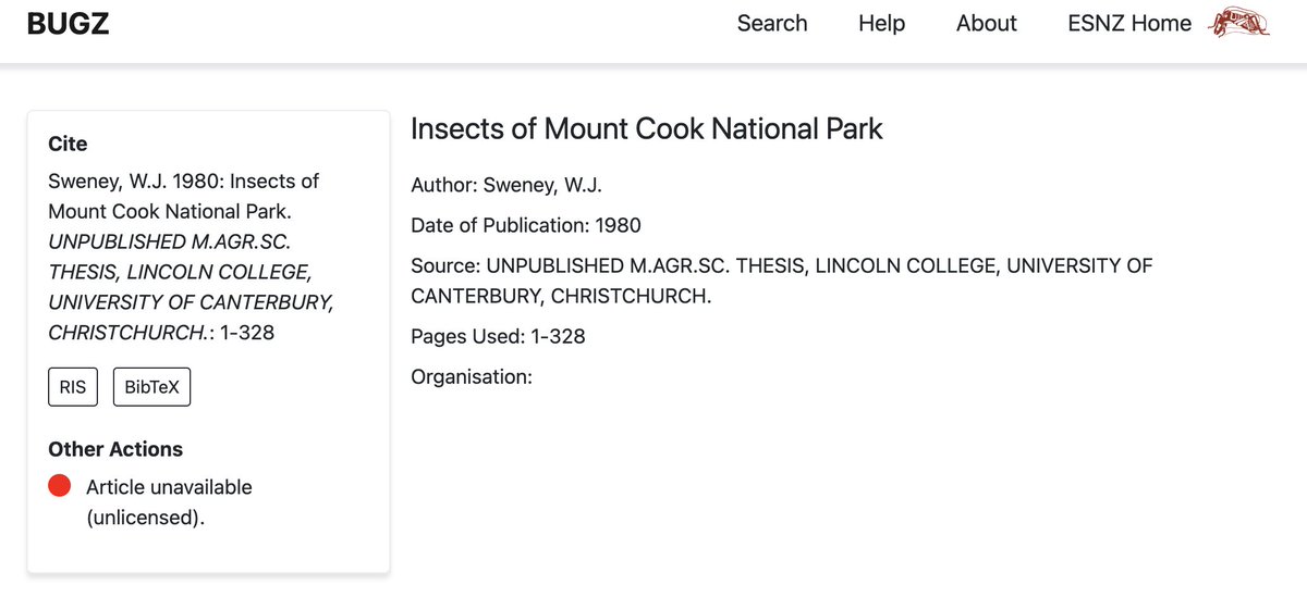 SiobhanLeachman's tweet image. .@KnitMeAThneed An unanticipated benefit of the #NZThesis project. The thesis may not be available on #BUGZ but I can now search @wikidata and get a link to the pdf of the thesis via the Lincoln University repository. A win for access to knowledge! #WikidataWin