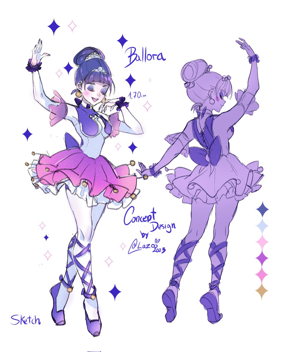 🎪🦊🐻 🩰
Compilation of conceptual sketches design  that I draw about Circus &amp; funtime Series of my #Fnaf Au.

They aesthetically represent the most emblematic animatronics of "Fazbear Inc."