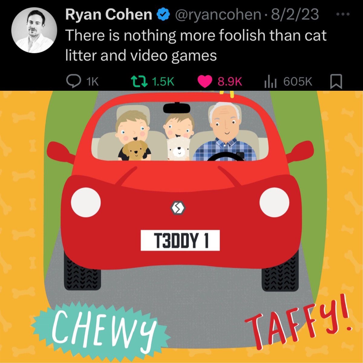 No_Pie_2109's tweet image. You know what they say! Every dog must have his day! 🐶😌 #chewy #chwy  #degeneracy 🧸🏴‍☠️