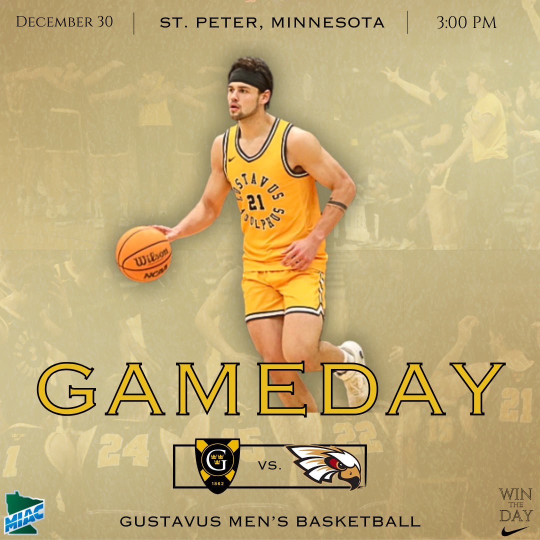 Gustavus_MBB's tweet photo. It’s been a while but WE ARE BACK! https://t.co/J2BoUqtYn7
