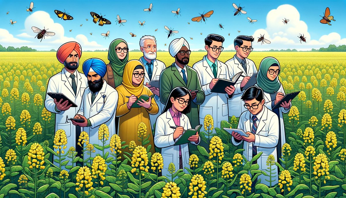 Edel_PLopez's tweet photo. I asked ChatGPT to imagine a diverse group of plant pathologists and entomologists.

I think it clearly understood the assignment 🐞🌿 https://t.co/5hP4YshXO9