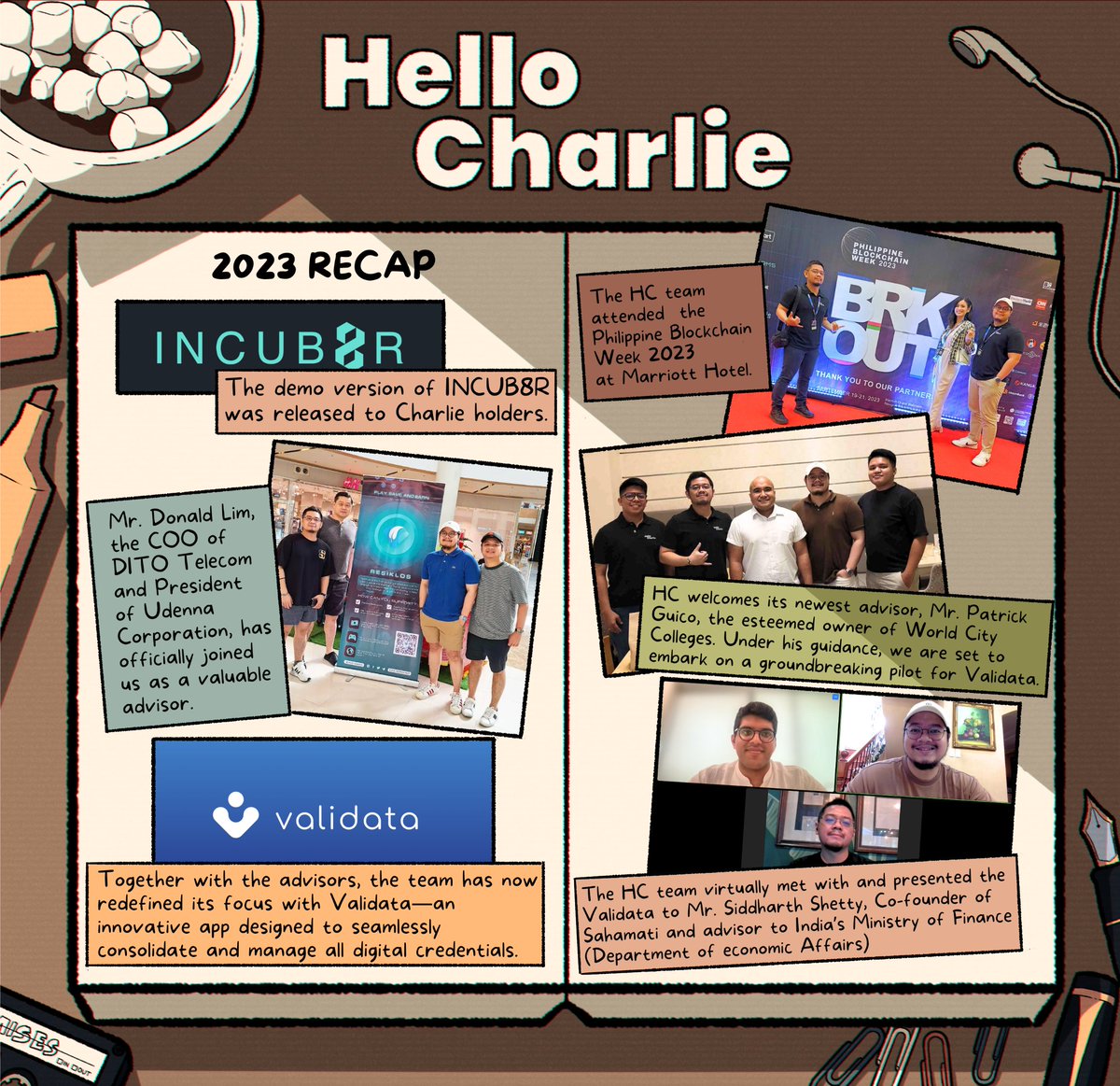 Hello frens! We're very grateful for sharing the journey with us in 2023. From highs to hurdles, it's been a ride! Here's a quick recap, and we're buzzing with excitement for what 2024 holds. We can't wait what the 2024 holds for Hello Charlie. 👀😉