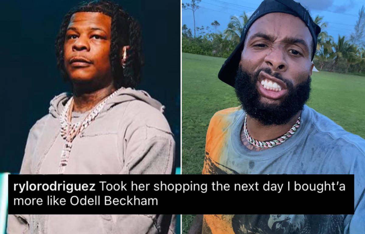 Rylo Rodriguez's caption on Odell Beckham goes viral