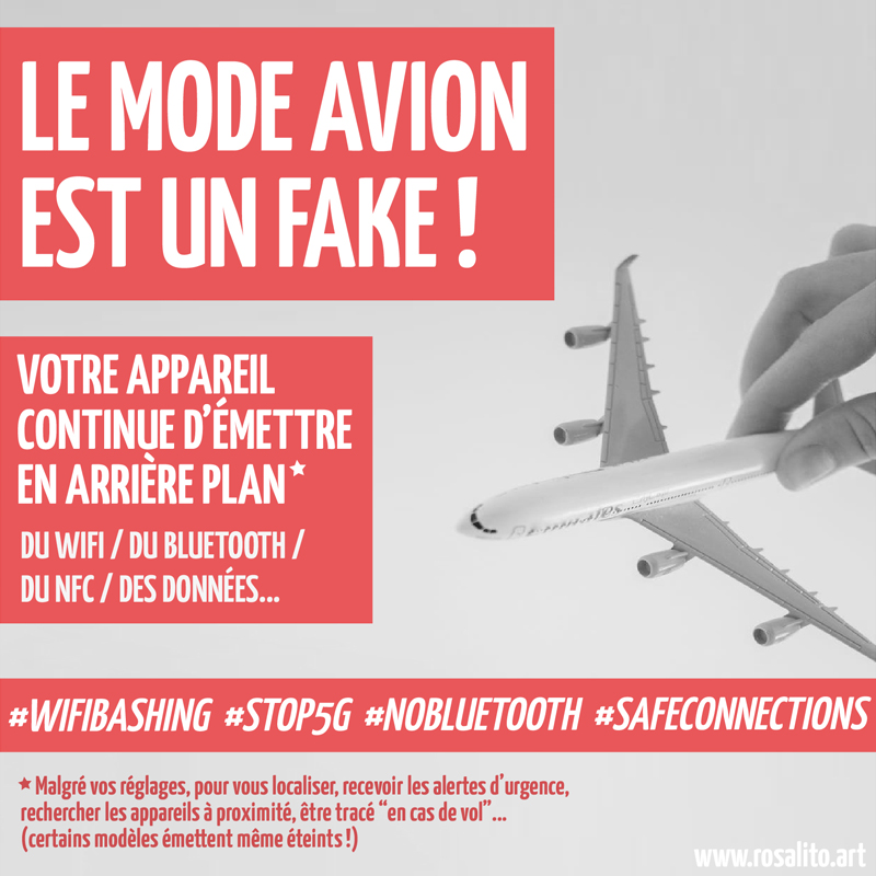 RosalitoEhs's tweet image. #WifiBashing #Stop5G #NoBluetooth #SafeConnections #Ehs #prévention #sansfil #objetsconnectés #objetsconnectes #smartphone #modeavion #donnéespersonnelles #traçage #iphone12 #publicitéintrusive 
#marketing #informatiqueetlibertes #informatiqueetlibertés #logicielespion #spyware