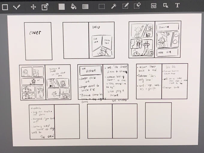 Had this comic idea from months ago abt a lil story with wol and estinien (and sheep!)
Making a comic with him from HW era was a mistake. You can see the part where I gave up sketching 😭 