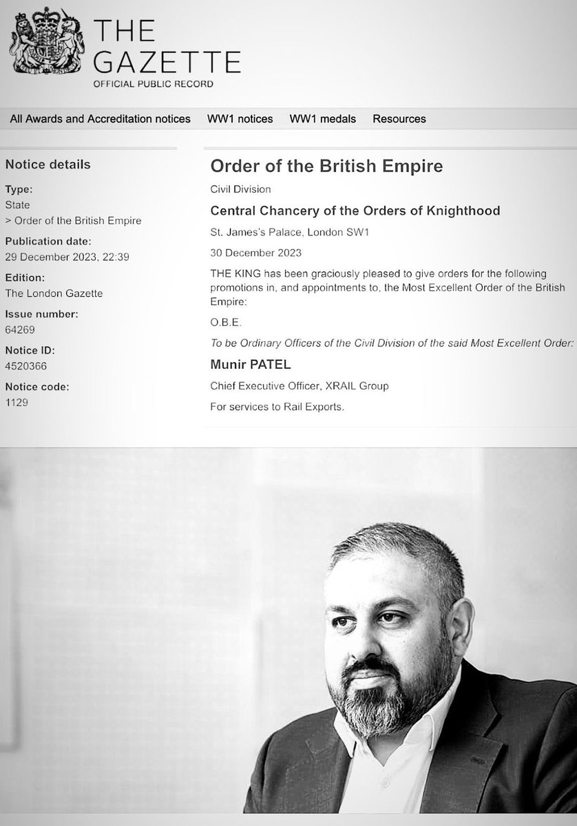 New Years Honours 2024
We are thrilled to share the remarkable news that our founder and CEO Munir Patel, <a href="/10MGP/">MGP OBE</a> has been awarded the Officer of the Order of the British Empire (OBE) in recognition of outstanding contributions to international export.
#NY24Honours <a href="/biztradegovuk/">Department for Business and Trade</a>