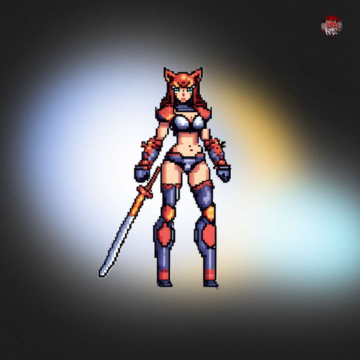 biggtinynft's tweet photo. Cool Katz #cuboid #pixel #warrior #cat #coolkatz #nft #pixelart https://t.co/YieZElEhra