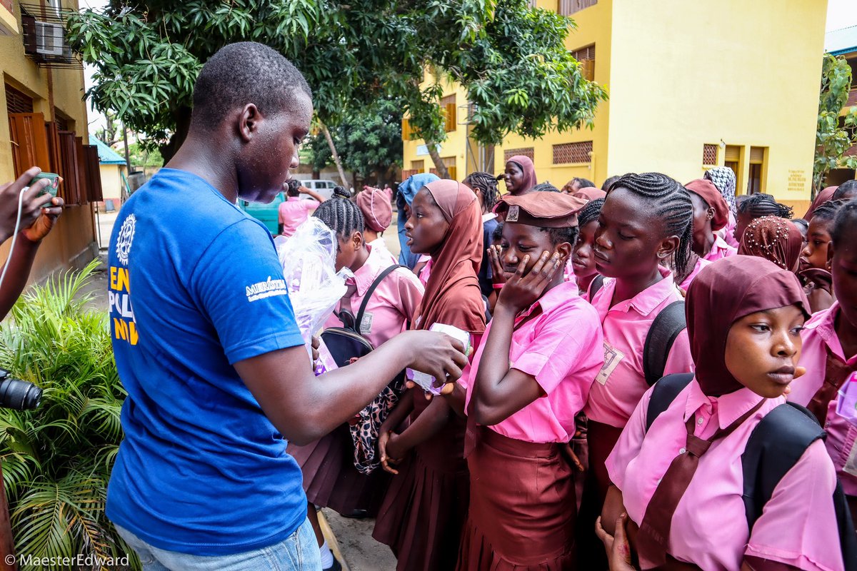ClubMedilag's tweet photo. On the 23rd of November 2023, the Rotaract Club of Medilag Golden embarked on a mission against menstrual poverty together with the International Service Committee, Rotaract District 9110 and 9104 respectively, Rotaract Africa, Millenium Fellowship & MedPlus
#menstrualpoverty https://t.co/ZtiHLgJ1ly