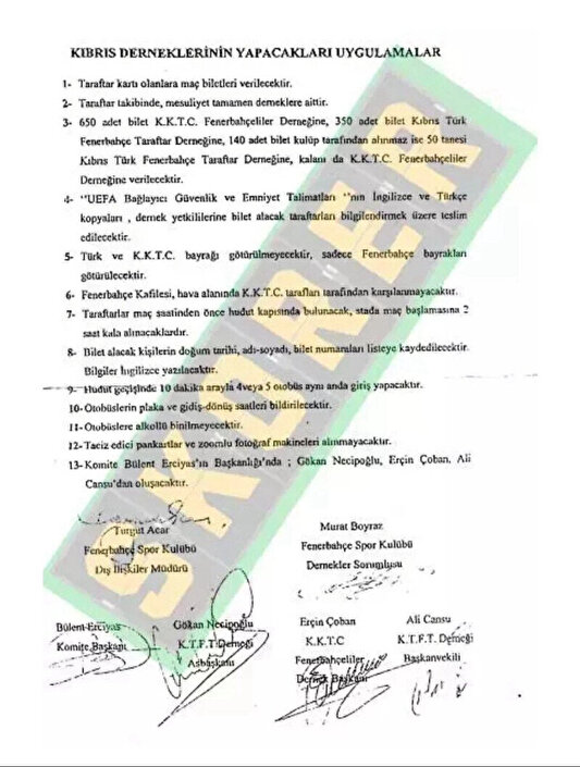 ❌ATATÜRK ve BAYRAK MASKESİ DÜŞTÜ
📍SUUD'a KOÇ
📍YUNAN'a KUZU
Milli değerlere hassas olduğu iddiasıyla KRİZ çıkartan   Ali Koç, daha bir yıl önce, Güney Kıbrıs Rum Yönetimi ekibi AEK Larnaca deplasmanında stada Türk ve KKTC bayrağı SOKULMAYACAĞINA dair protokol imzalatmış..!