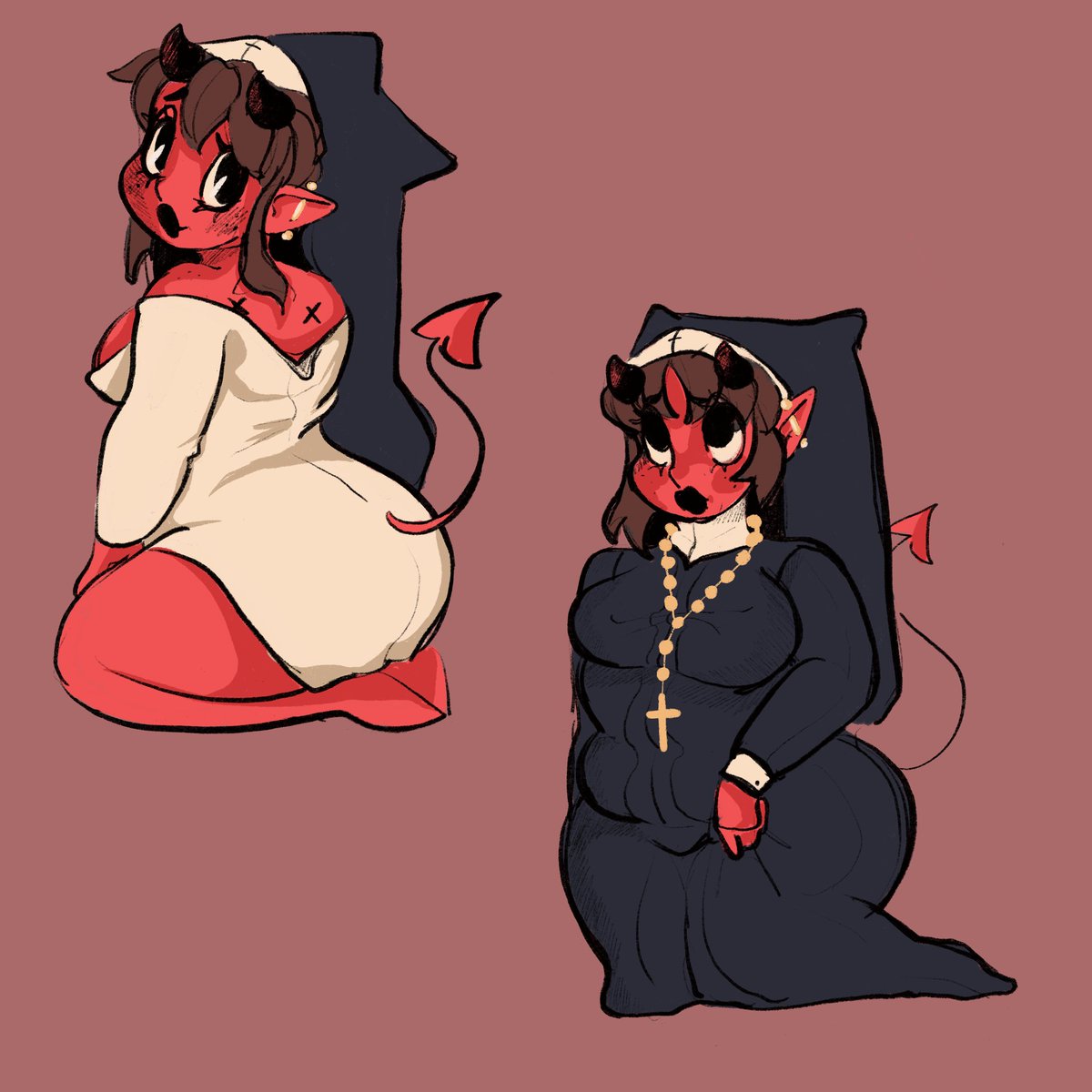 SL1MECAT's tweet photo. Little succubus in reform school. Her name is cake ! https://t.co/9AskpRduwH