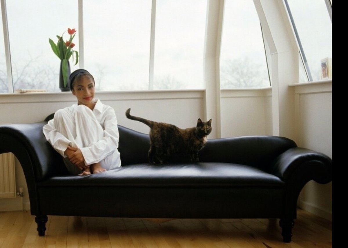 8balIer's tweet photo. Sade Adu in her London home (ph. Jean-Claude Deutsch, 1985) https://t.co/clUJ9SvUy7
