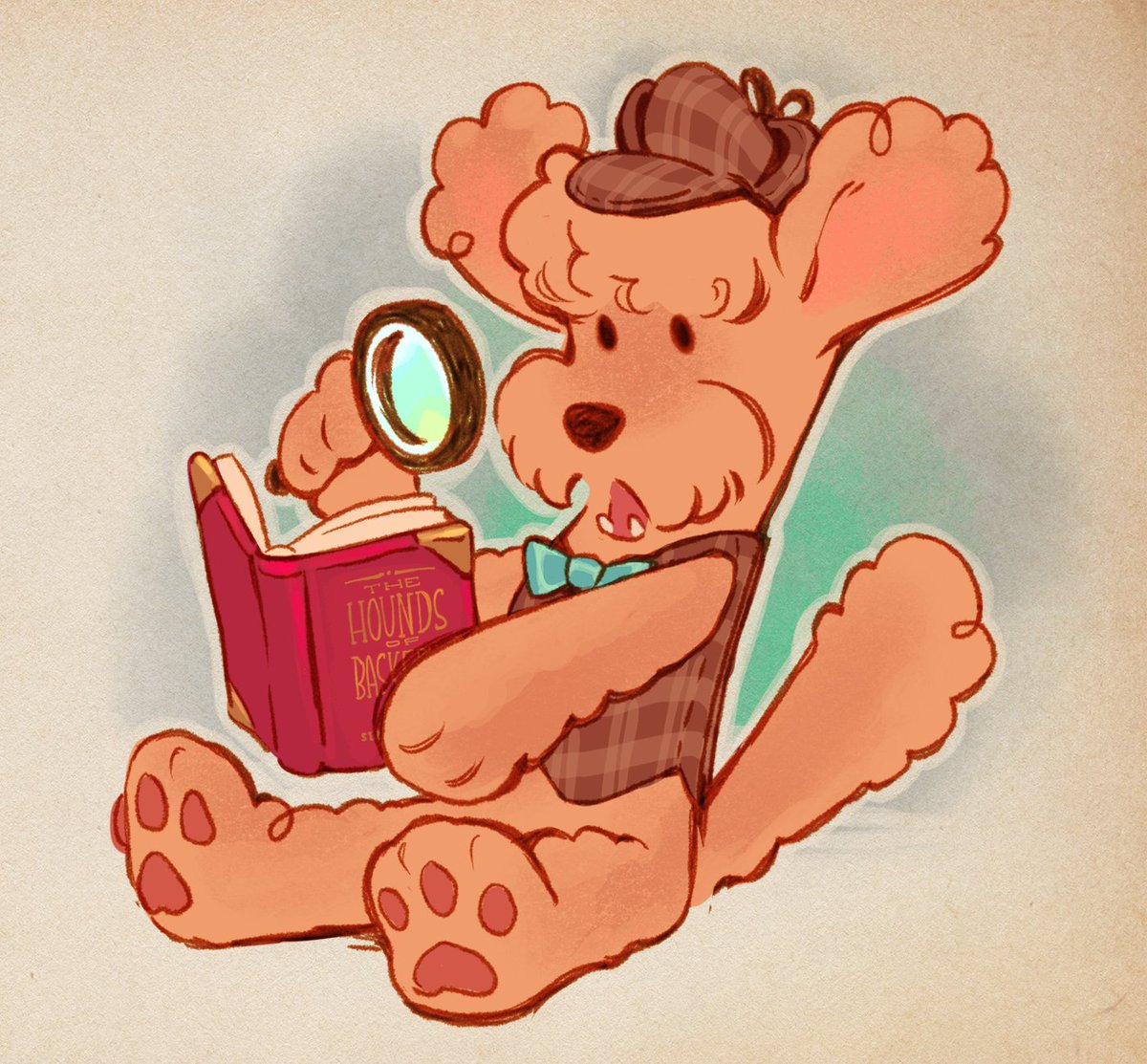 curry2386's tweet photo. A bookish pup. https://t.co/dkNWOLi1kk
