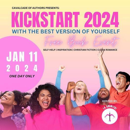 Grace74's tweet photo. JOIN US FOR THE KICKSTART YOUR YEAR free ebooks event on January 11, 2024. Sign up to be notified when the page goes live: https://t.co/mOsVnQkbhJ
.
Authors who would like to participate, find out more here: https://t.co/IP7Bsoapd5 https://t.co/v3jxEc4YX2