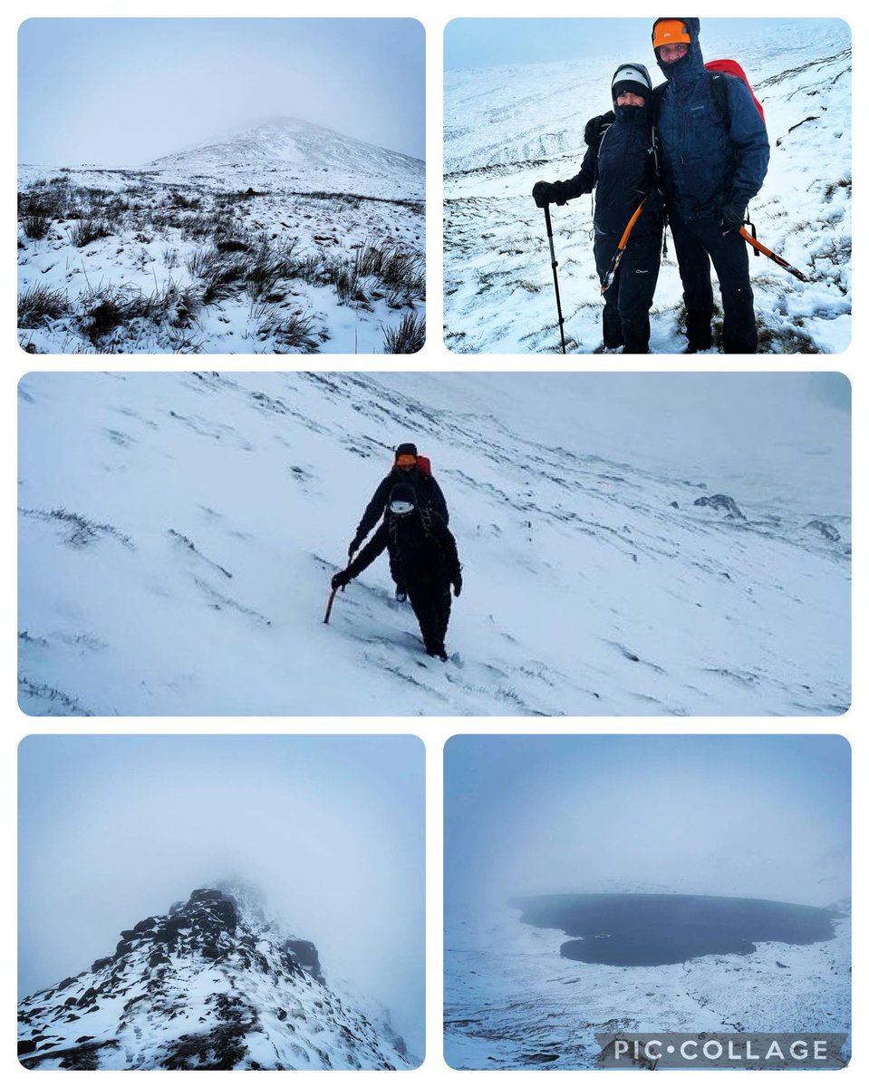 A great way to end the year, but definitely a character building day! Horizontal sleet and rain, 60mph winds and lots of fresh snow!

#SwirralEdge #Catstycam #Helvellyn