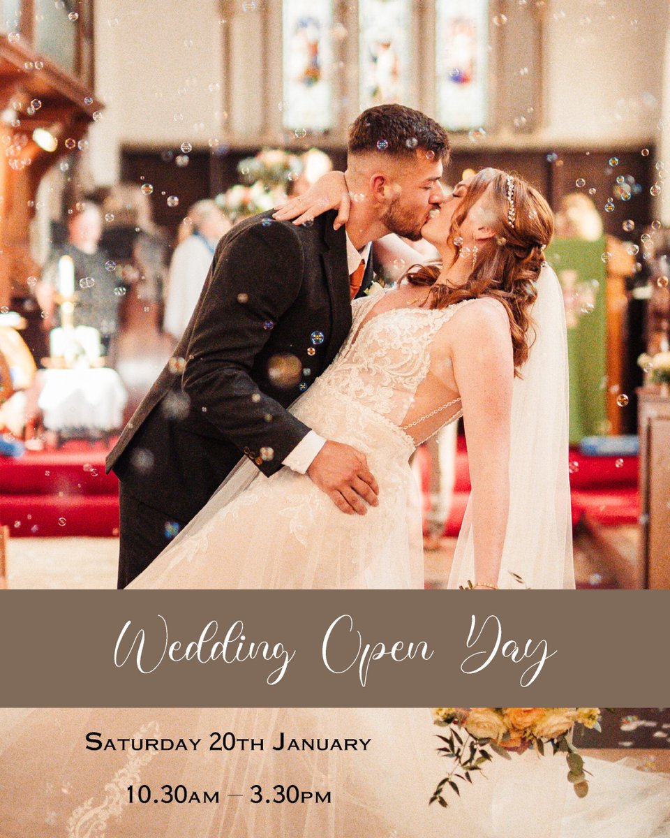 TheTouristTrail's tweet photo. π° HINTLESHAM GOLF CLUB Wedding Open Day
π
20th Jan 2024, 10:30 am - 3:30 pm
π https://t.co/CKKmAgF4CJ
Explore rustic and romantic wedding options in Suffolk's tranquil countryside. #WeddingOpenDay #SuffolkWedding #RusticRomance @HintleshamGC https://t.co/Yge5srjSFu