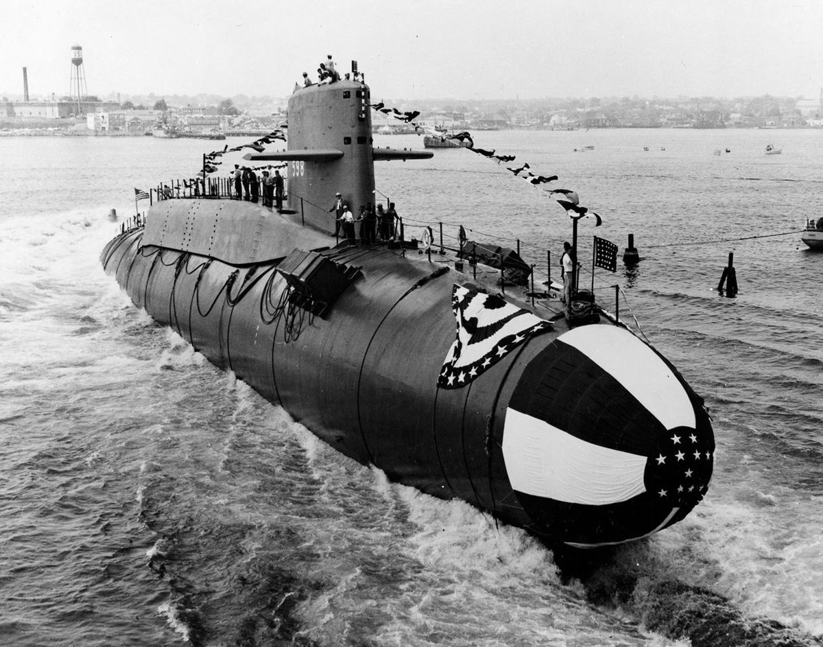 Happy birthday to the @USNavy's first ballistic missile submarine, USS George Washington (SSBN 598), commissioned #OTD in 1959!

USS George Washington ushered in a new mission of #StrategicDeterrence for the U.S. Submarine Force.