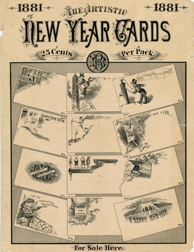 Did you forget to send your holiday cards?? Not to worry! Ohio Memory has plenty of New Years greetings to share with your loved ones, neighbors, mail carriers, and... butchers(?). #OhioMemory #OhioHistory
