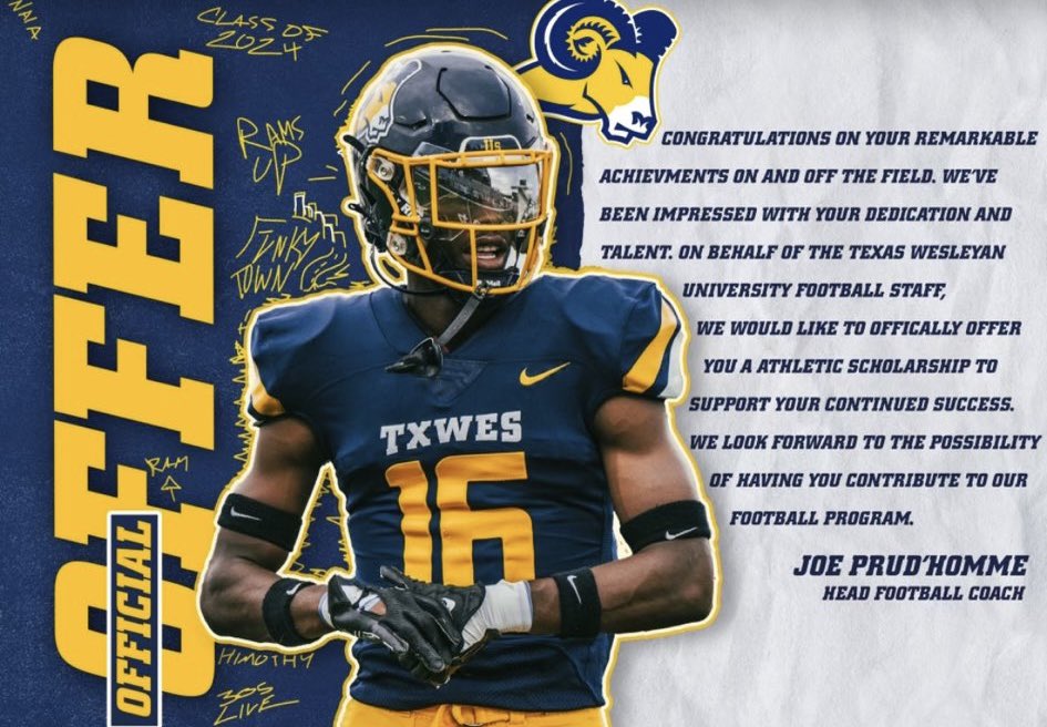 Brandt Wright (@wrightbrandt) on Twitter photo Blessed to receive an official offer from Texas Wesleyan. Thank you Coach Johnson! <a href="/Callie_Cam/">Callie Camey</a> <a href="/CoachJoeWillis/">Joe Willis</a> <a href="/JabaraWilliams/">Coach Jabara Williams</a> Blessed to receive an official offer from Texas Wesleyan. Thank you Coach Johnson! <a href="/Callie_Cam/">Callie Camey</a> <a href="/CoachJoeWillis/">Joe Willis</a> <a href="/JabaraWilliams/">Coach Jabara Williams</a>