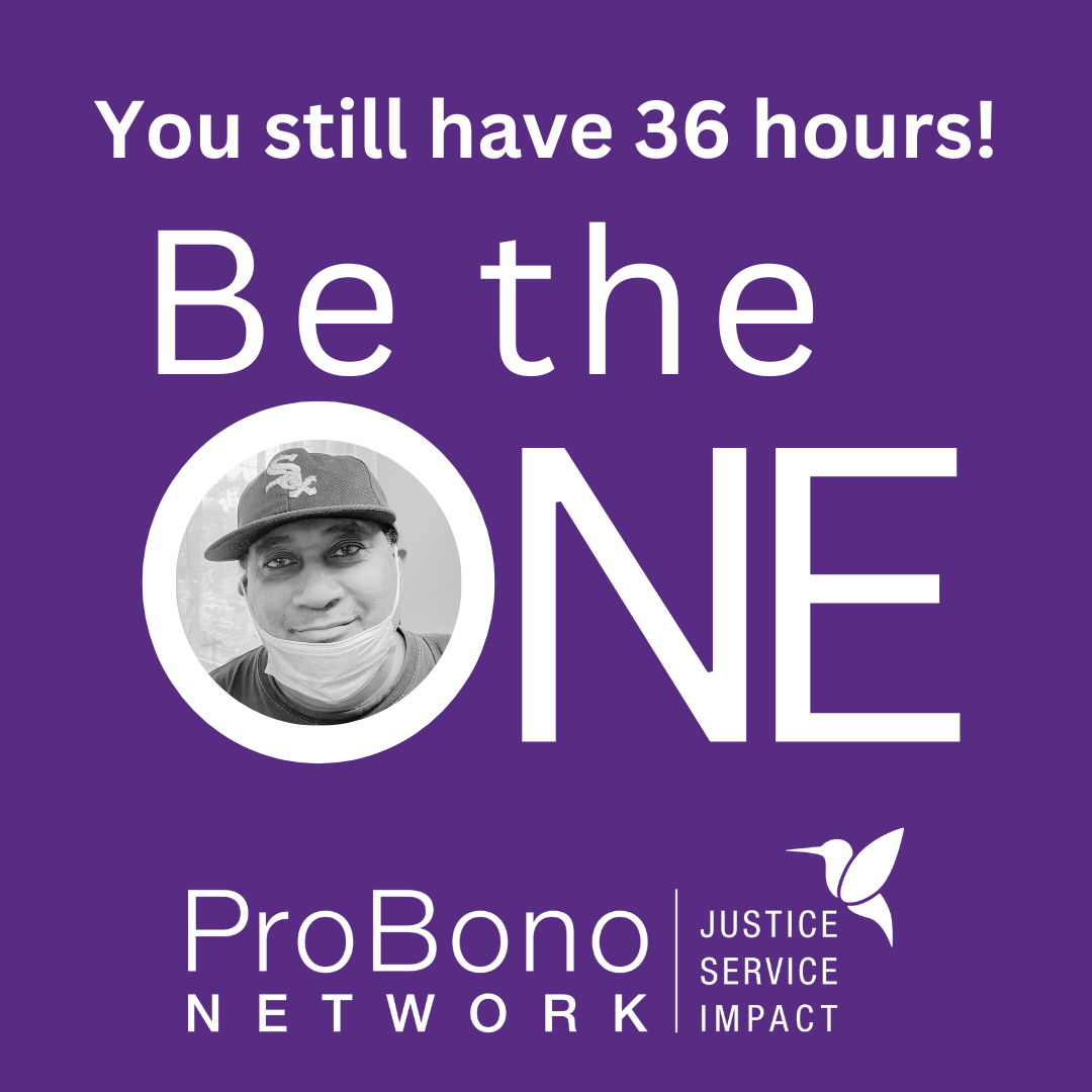 PBonoNetwork's tweet photo. You still have 36 hours to BE THE ONE to create meaningful change for people right here in our community. Close out 2023 knowing that you made meaningful change in someone’s life. All donations up to $3000 will be matched. DONATE: https://t.co/liN3aOnTUp https://t.co/4zpQzguNvw