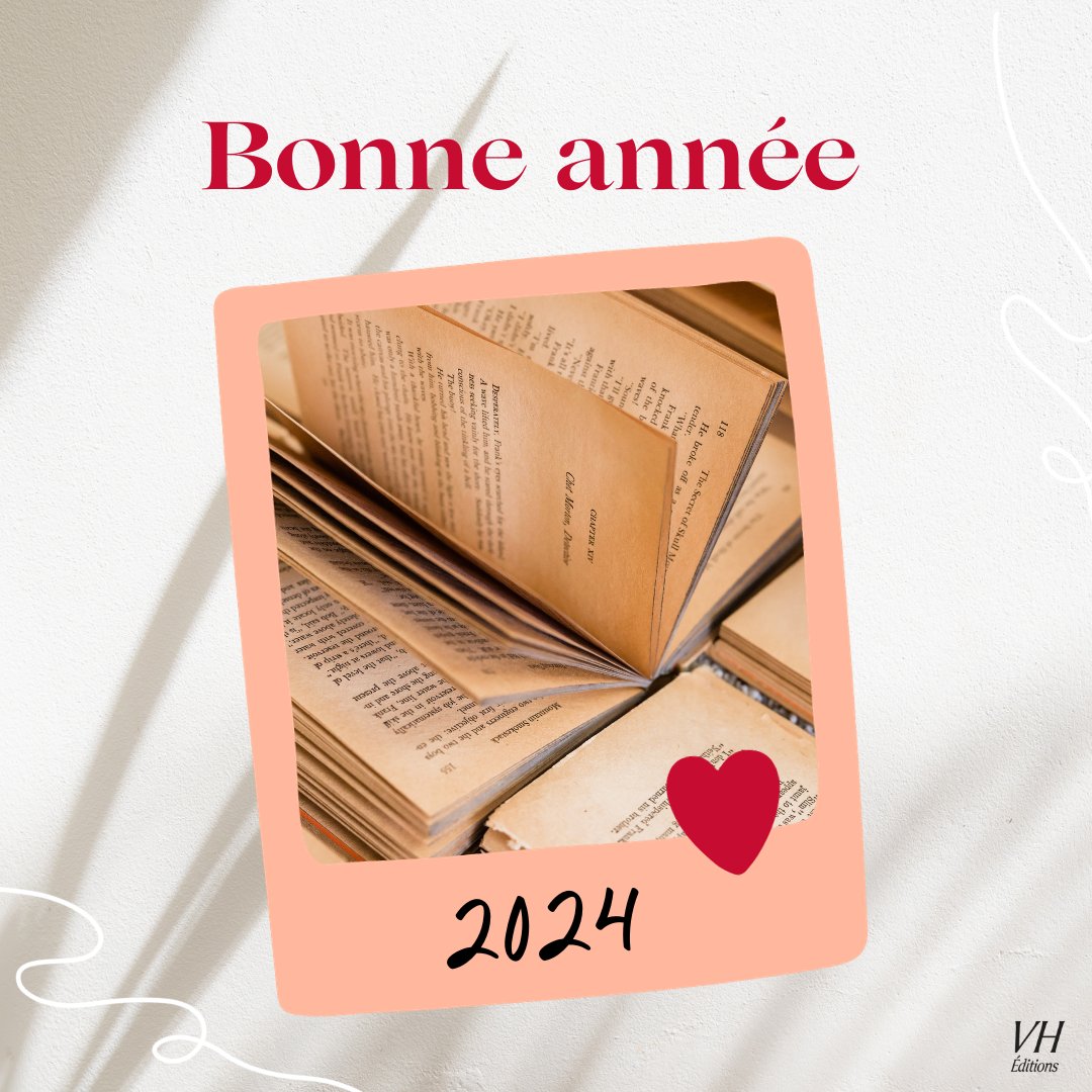 Toute l'équipe des éditions Viviane Hamy vous souhaite une merveilleuse année 2024 ! Elle devrait rimer avec lecture, nous allons tout faire pour ! 🥰