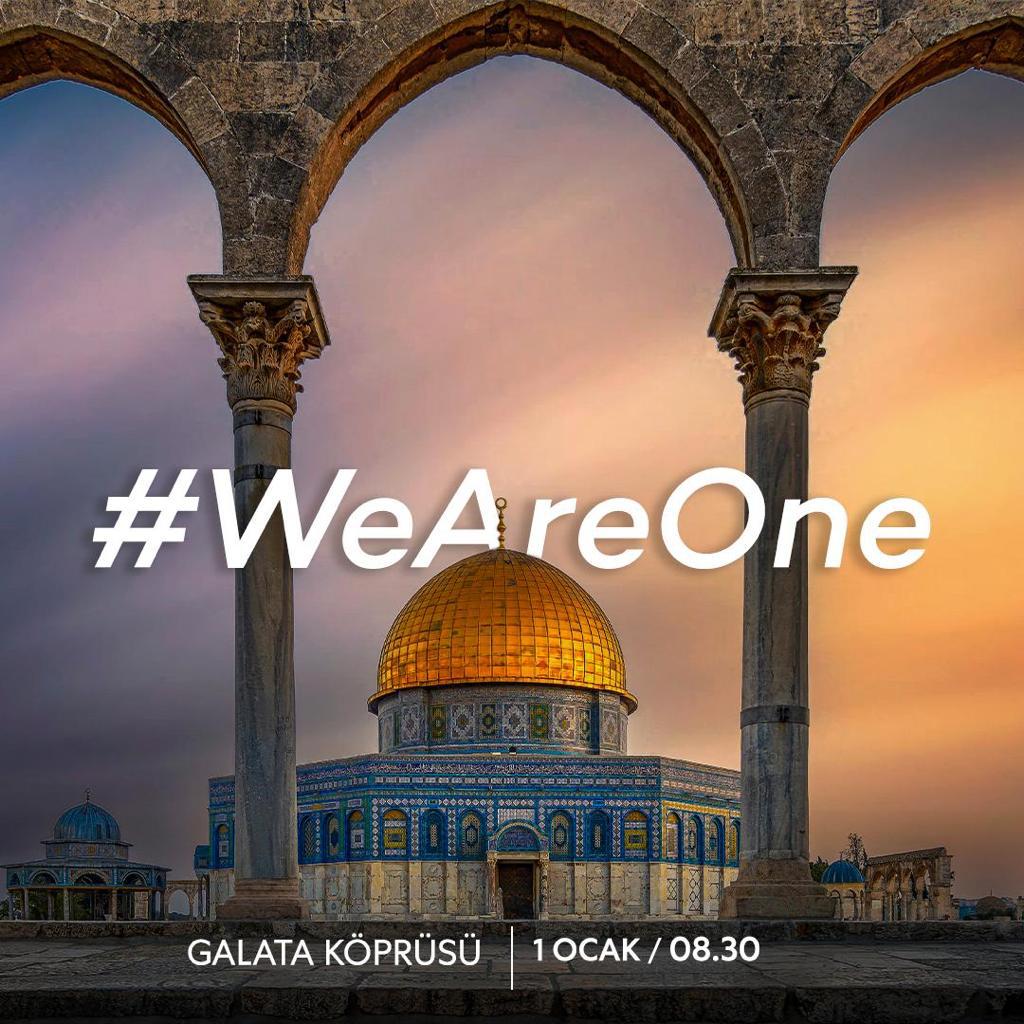 AltuntasMesih's tweet photo. Terörist İsrail ne yaparsa yapsın, vicdanlı yürekleri, özgür iradeleri işgal edemez. 
Seni de bekliyoruz! #WeAreOne
📅 Tarih: 1 Ocak 2024
🕒 Saat: 08.30
📍 Galata Köprüsü https://t.co/J4PdkHlnf6