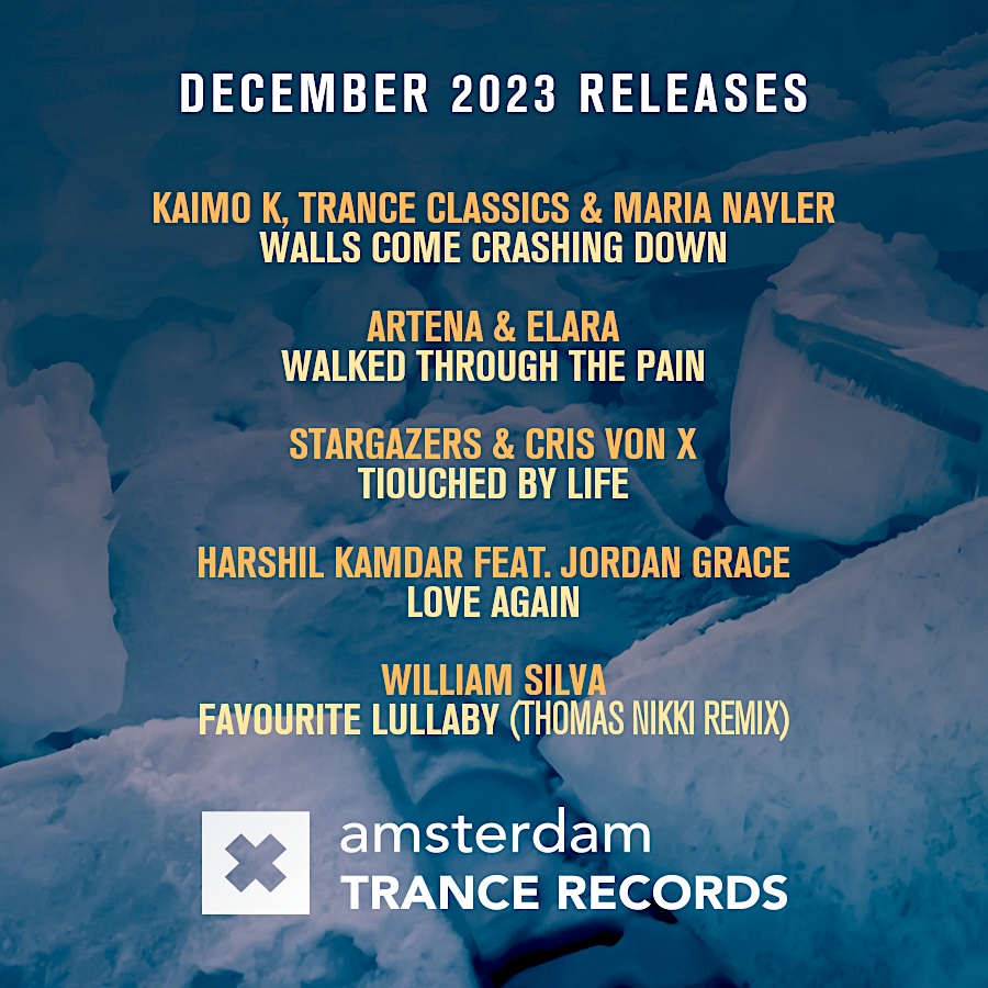 One last time: bye December, bye 2023 ☑️ Pick your favourite track from our five releases: 🩵 <a href="/KaimoK/">Kaimo K</a>, <a href="/_TranceClassics/">TranceClassicsMusic</a> &amp; <a href="/MariaNaylerVox/">Maria Nayler</a> 🤍 Artena &amp; <a href="/elara_sings/">Elara</a> 💛 <a href="/StargazersAudio/">Stargazers</a> &amp; <a href="/crisvonxmusic/">Cris von X</a> 🧡 Harshil Kamdar feat. Jordan Grace 💙 <a href="/wsilvaofficial/">William Silva</a> (Thomas Nikki Remix)