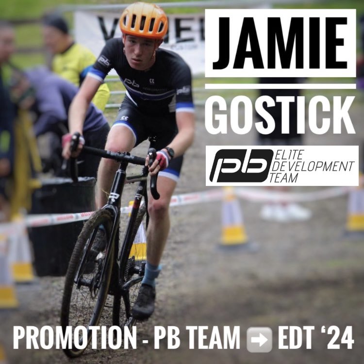 📣 RIDER ANNOUNCEMENT 📣 . After a season in our ‘Team - Pathway to EDT’ Jamie Gostick is promoted to our EDT for 2024 . 🔵⚪️⚫️ #teampbperformance . #pbperformancecoaching #sharingourvision #cycling #procycling #roadcycling . 📸 Simon Jones